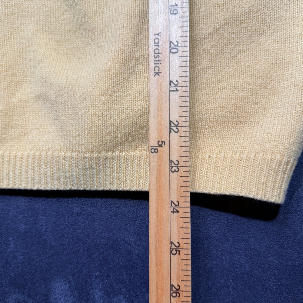 Pendleton Pale Yellow Crewneck Button Cardigan - Picture 7 of 10